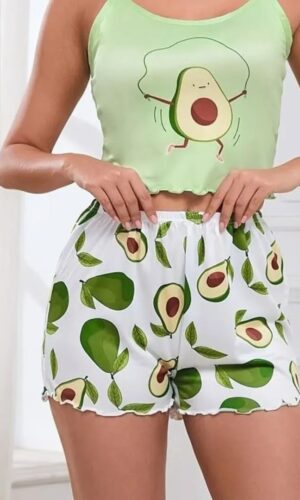 pijama mujer verano musculosa y short corto liviano comodo para dormir