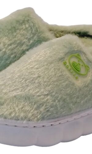 Pantuflas plush mujer cómodas y abrigadas con suela de goma EVA