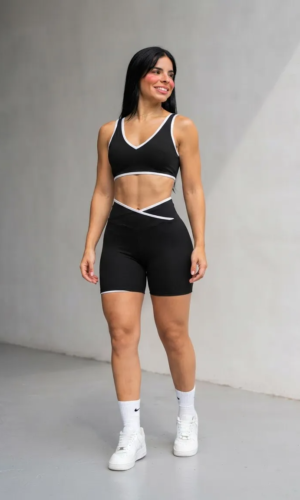 Oliva Conjunto Deportivo Mujer Sin Frunce Dos Piezas